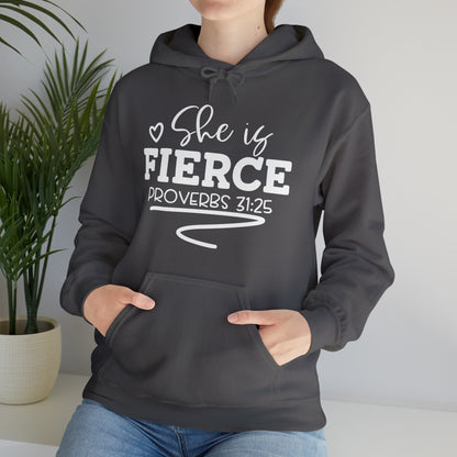 She Is Fierce Unisex Heavy Blend™ Hooded Sweatshirt