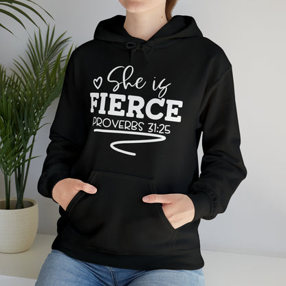 She Is Fierce Unisex Heavy Blend™ Hooded Sweatshirt