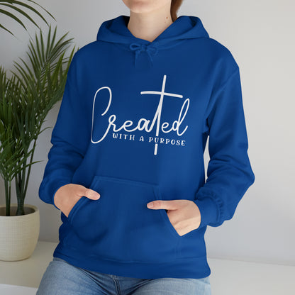 Created With A Purpose Unisex Heavy Blend™ Hooded Sweatshirt