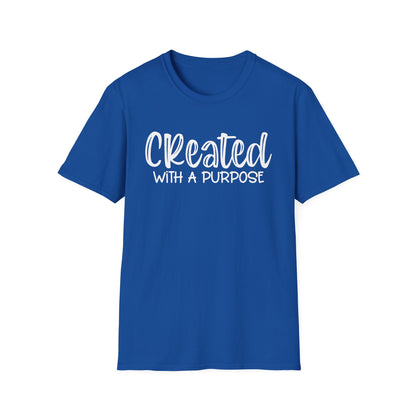 Created With A Purpose Unisex Softstyle T-Shirt