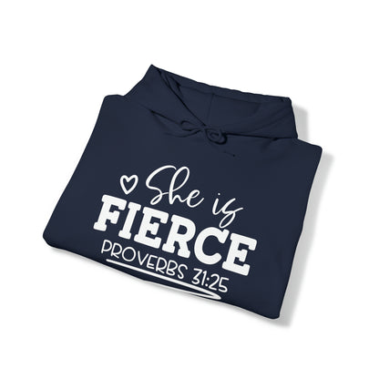 She Is Fierce Unisex Heavy Blend™ Hooded Sweatshirt