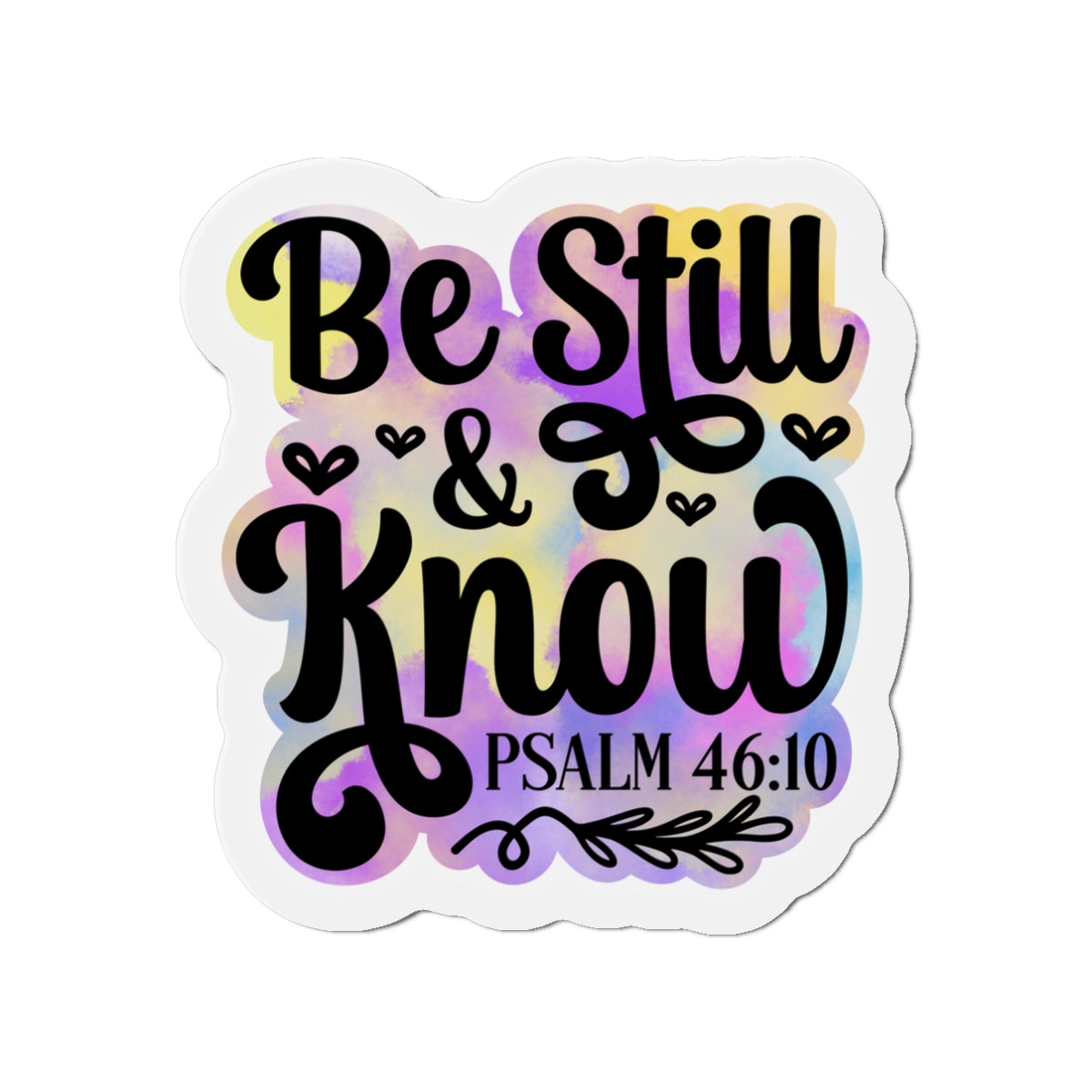 Be Still & Know Die-Cut Magnets