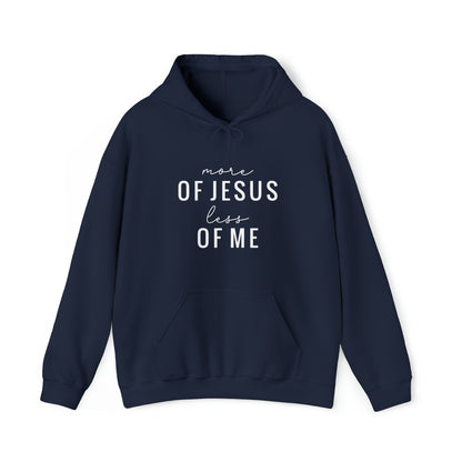 More of Jesus Less of Me Unisex Heavy Blend™ Hooded Sweatshirt