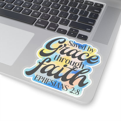 Saved By Grace Kiss-Cut Stickers