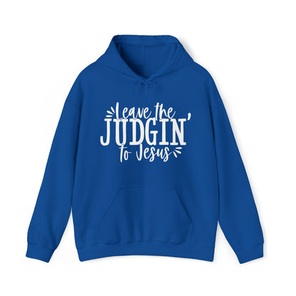 Leave The Judgin' To Jesus Unisex Heavy Blend™ Hooded Sweatshirt