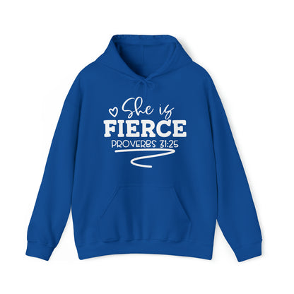 She Is Fierce Unisex Heavy Blend™ Hooded Sweatshirt