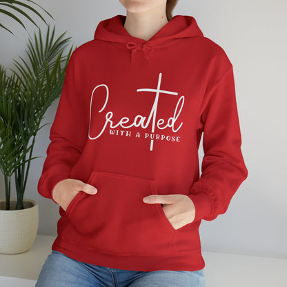 Created With A Purpose Unisex Heavy Blend™ Hooded Sweatshirt