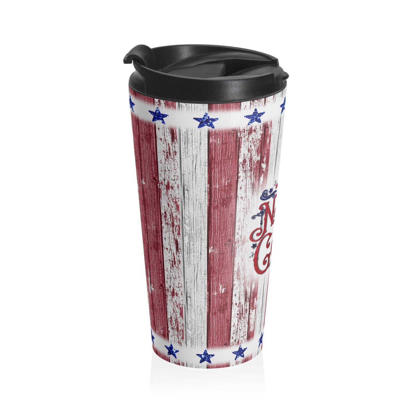 One Nation Under God Stainless Steel Travel Mug