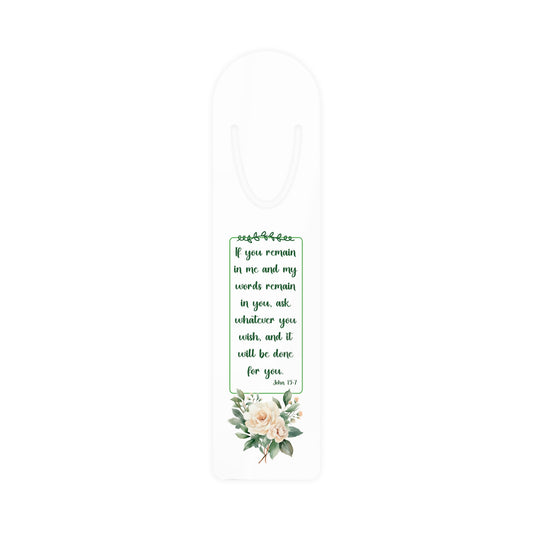 Remain In Me Aluminum Bookmark