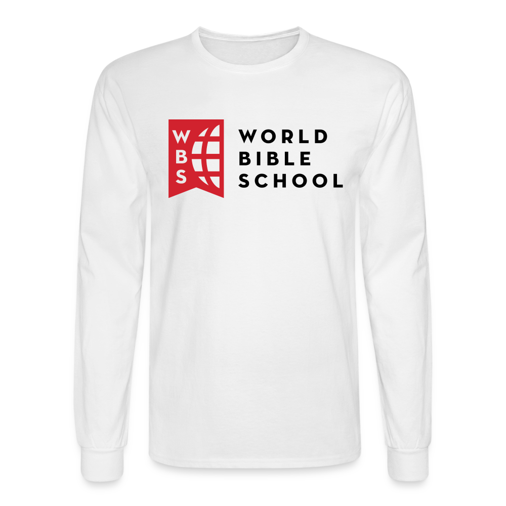 WBS T-shirt text down - white