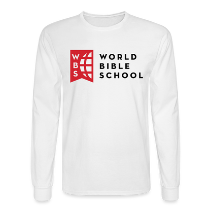 WBS T-shirt text down - white