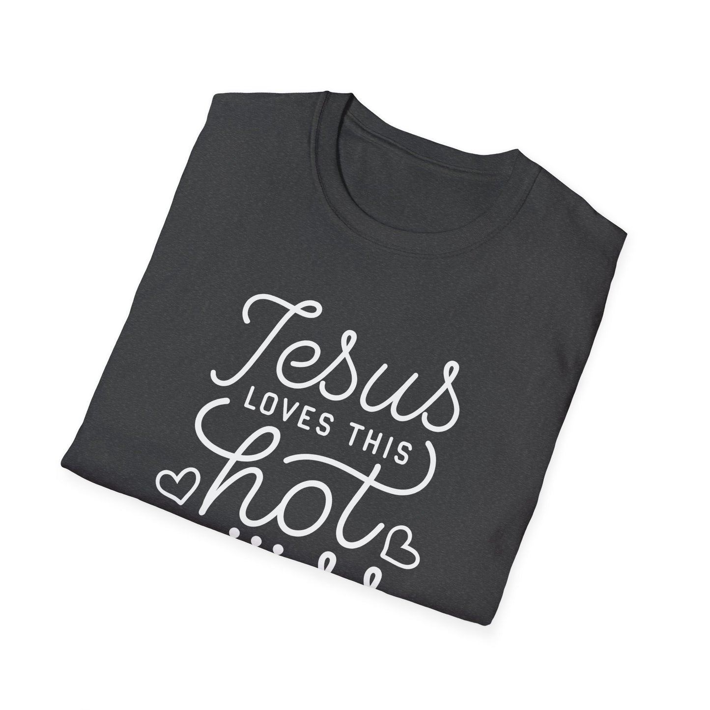 Jesus Loves This Hot Mess Unisex Softstyle T-Shirt