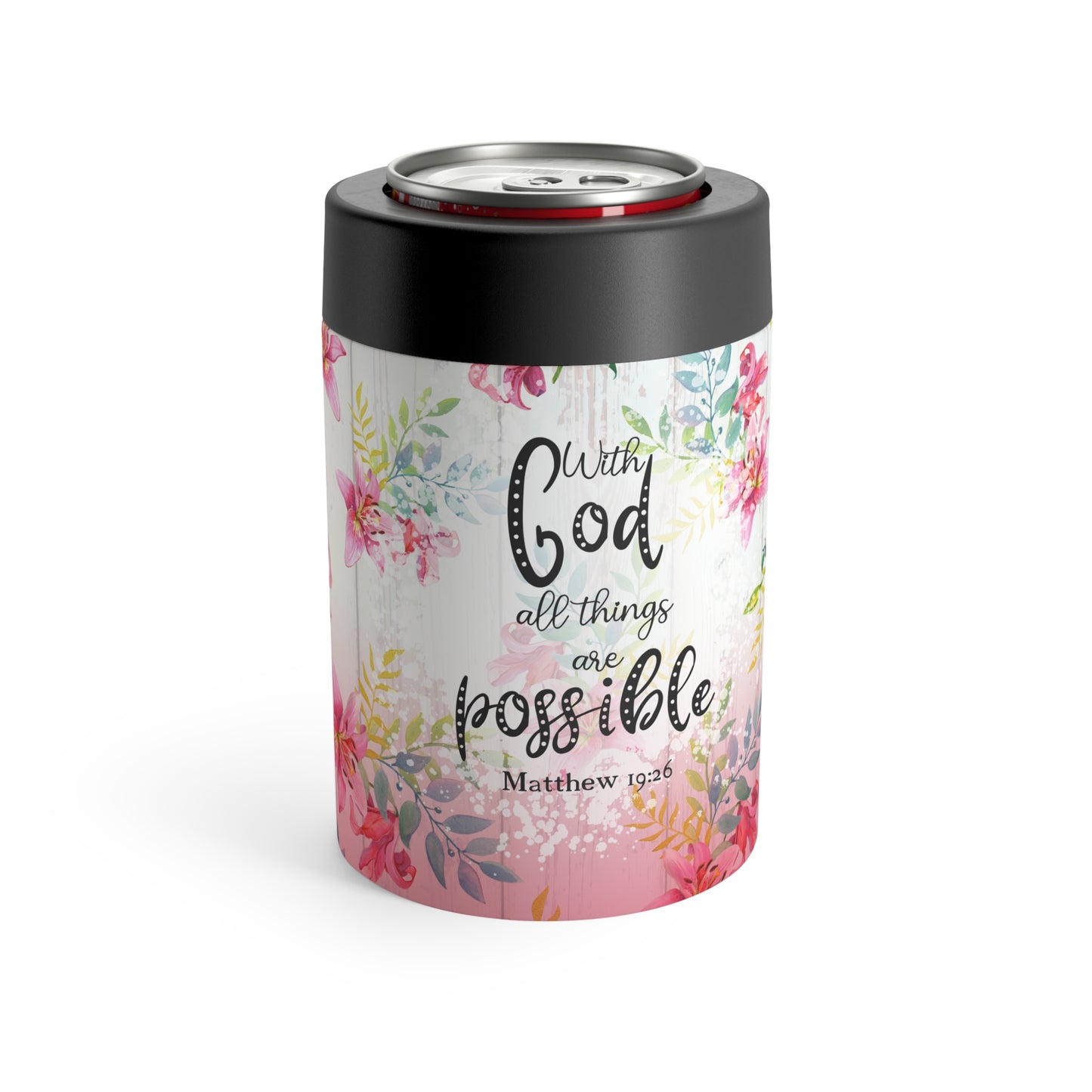 All Things Possible 12oz Can Holder