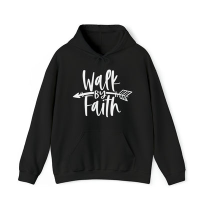 Walk By Faith Unisex Heavy Blend™ Hooded Sweatshirt