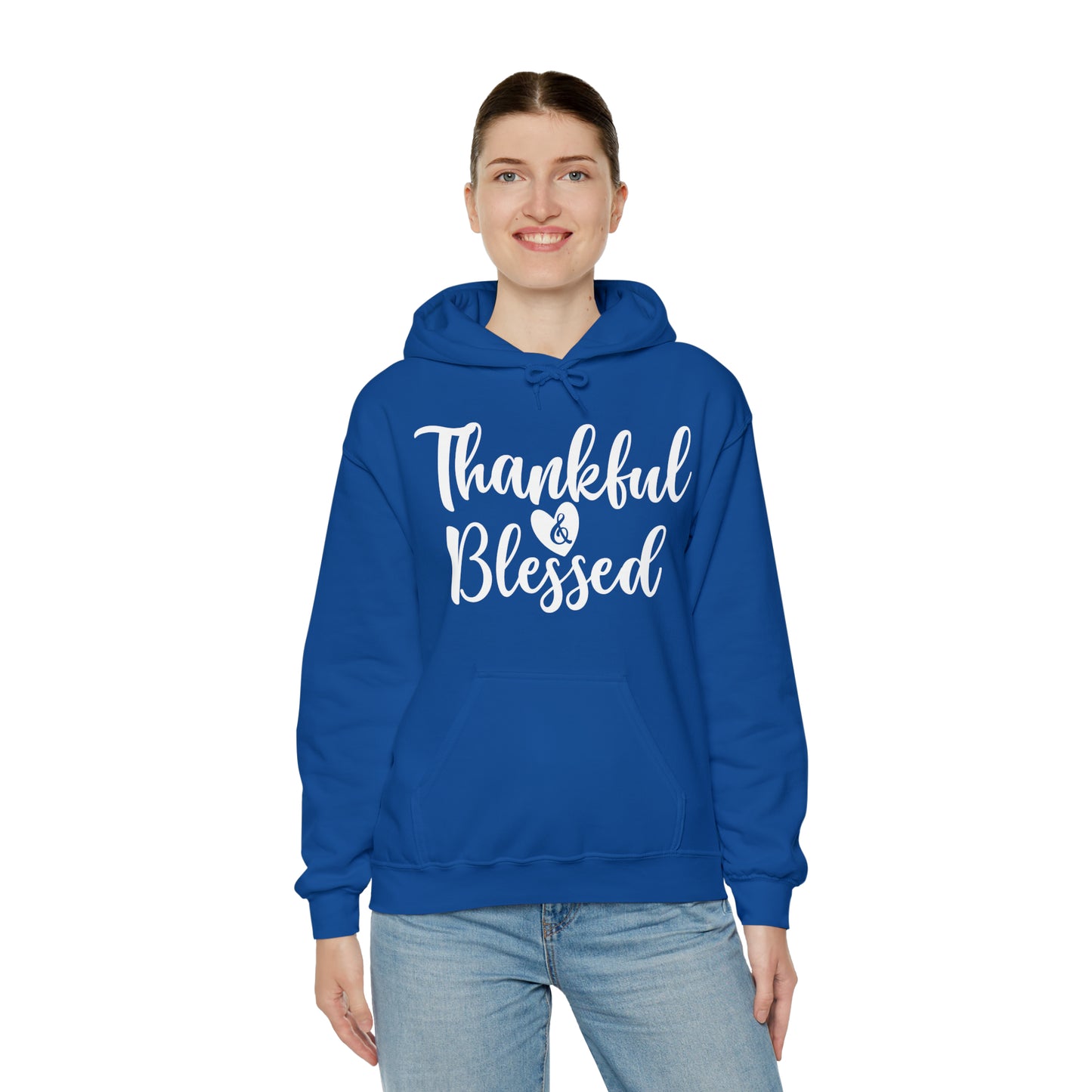 Thankful & Blessed Unisex Heavy Blend™ Hooded Sweatshirt