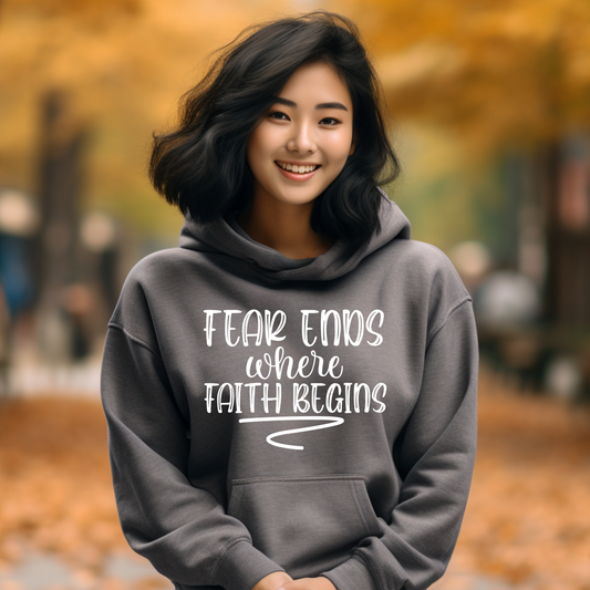 Fear Ends Hooded Sweatshirt