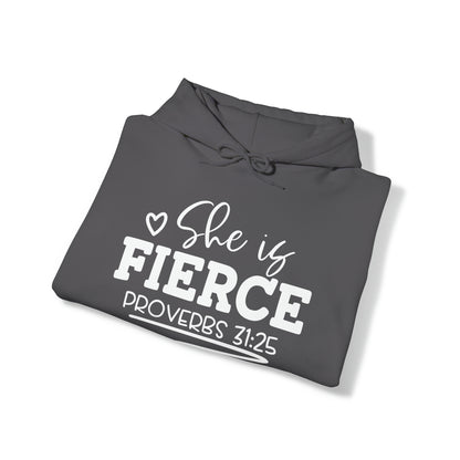 She Is Fierce Unisex Heavy Blend™ Hooded Sweatshirt