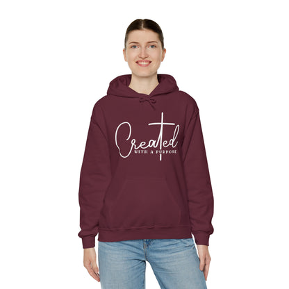 Created With A Purpose Unisex Heavy Blend™ Hooded Sweatshirt