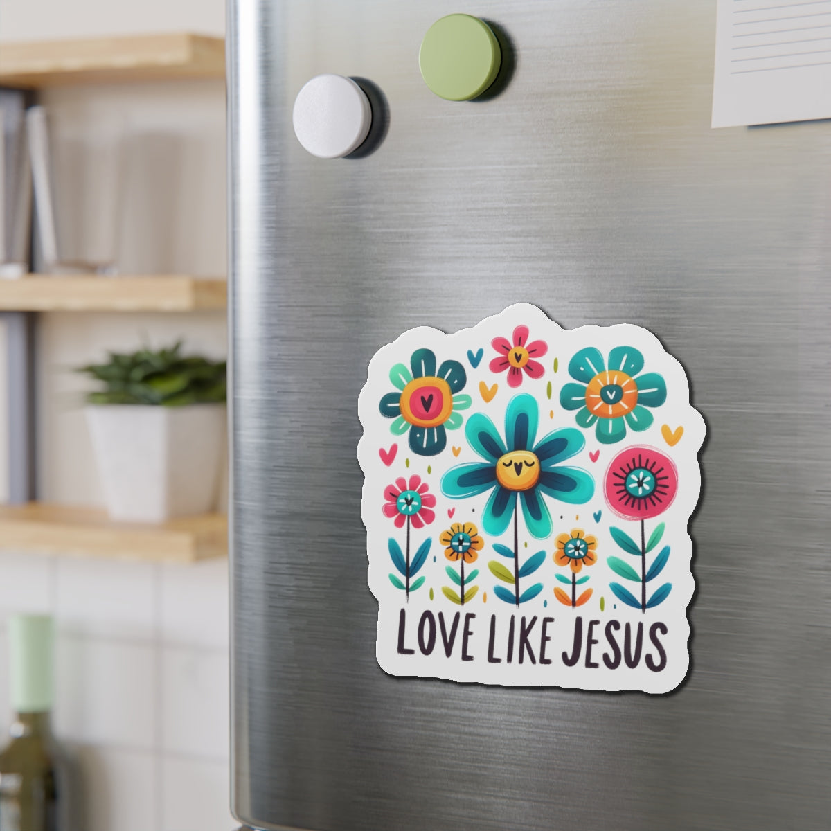 Love Like Jesus Die-Cut Magnets