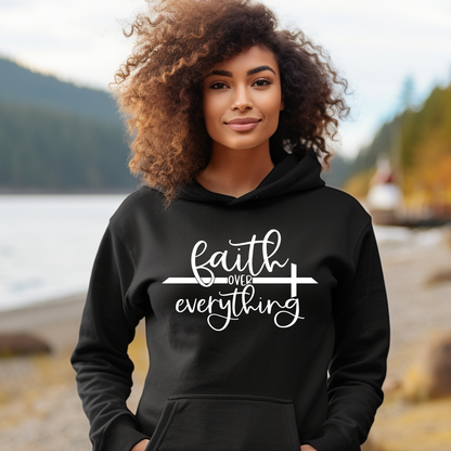 Faith Over Everything Unisex Heavy Blend™ Hooded Sweatshirt