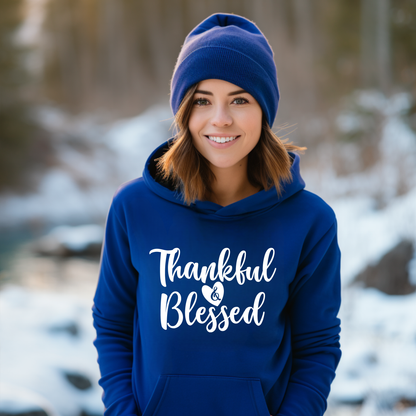 Thankful & Blessed Unisex Heavy Blend™ Hooded Sweatshirt