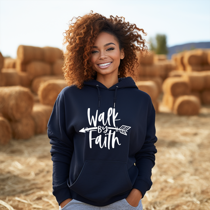 Walk By Faith Unisex Heavy Blend™ Hooded Sweatshirt