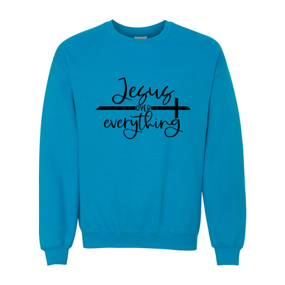 Jesus Over Everything Crewneck Sweatshirt