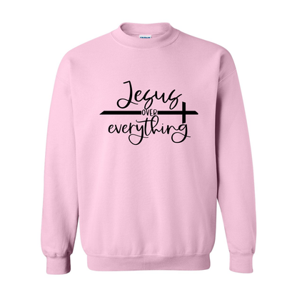 Jesus Over Everything Crewneck Sweatshirt